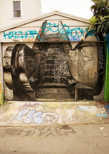 graffiti on garage door | Garage design, Cool garages, Amazing street art