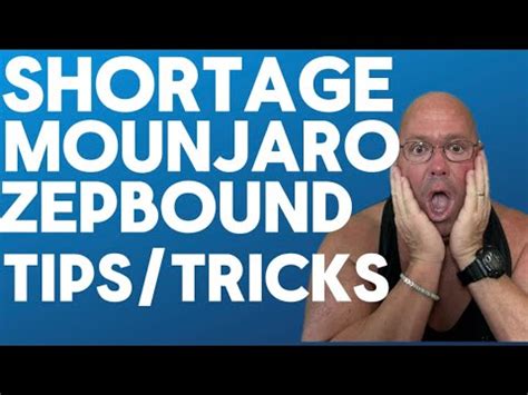 🚨"Master the Mounjaro and Zepbound Shortage: Essential Tips and Tricks" - YouTube