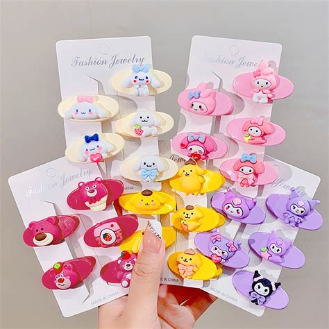 5 Pcs/Set Cartoon Candy Color Animal Hair Clip Newest Cute Hair Clip Hair Accessories for Women ...