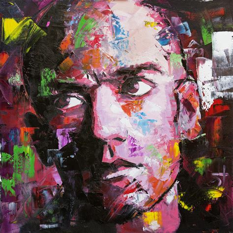 Michael Stipe Painting by Richard Day - Pixels