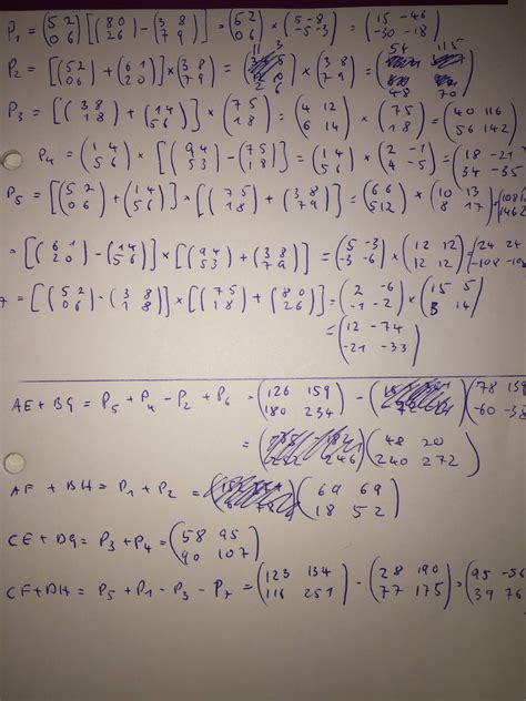 matrices - Recursive matrix multiplication strassen algorithm ...