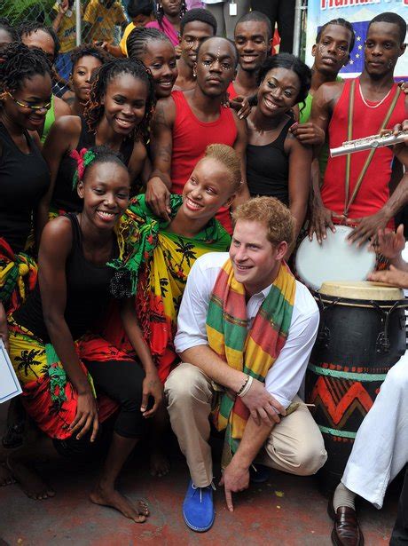 Prince Harry in Jamaica - Prince Harry Visits The Caribbean - Heart