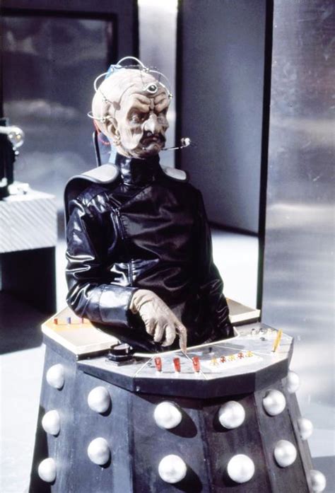 Here’s Davros as he first appeared in Genesis of the Daleks (1975) played by Michael Wisher ...