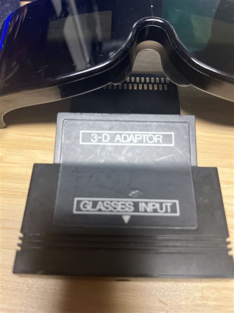 Sega Master System 3D Glasses with adapter - NO BOX | eBay