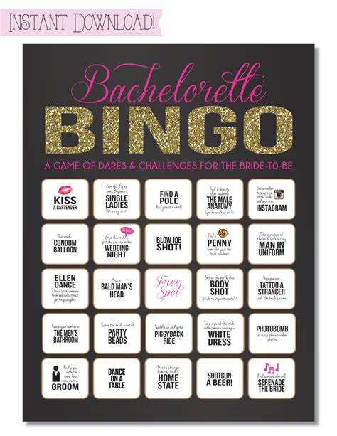 Bachelorette Party Game INSTANT DOWNLOAD by SweetBeeShoppe on Etsy