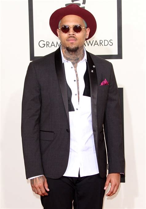 Chris Brown Picture 554 - 57th Annual GRAMMY Awards - Arrivals