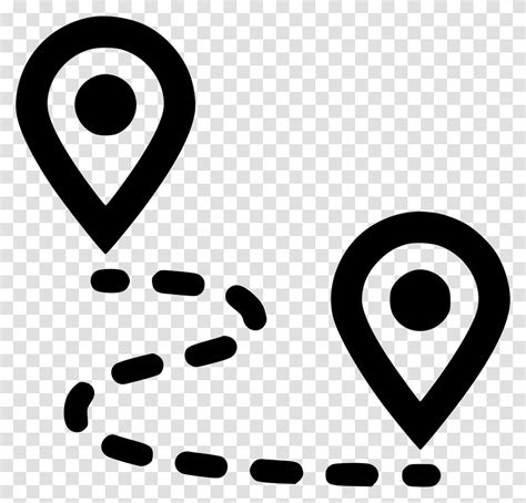 Route Pin Gps Map Marker Navigate Navigation Plan Road, Label, Sticker ...