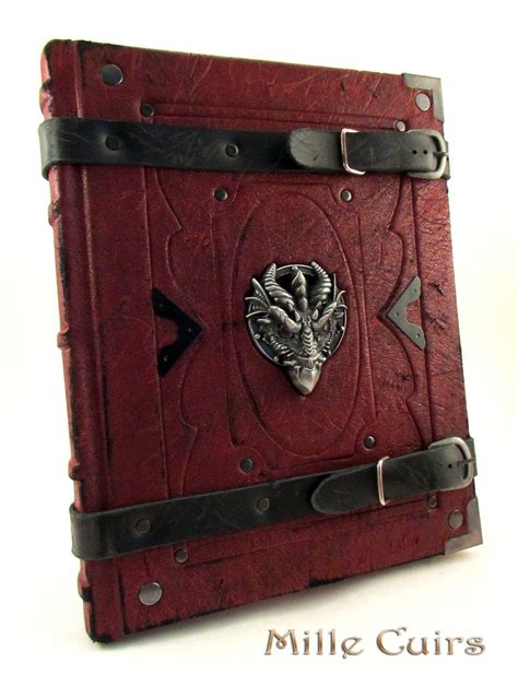 Dragon Book Cover Leather - 3DBookCover