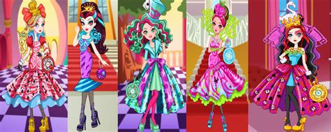 Ever after high way too wonderland ladies by unicornsmile on DeviantArt