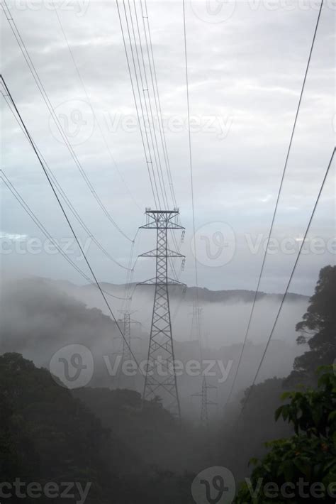 High Tension Power Lines 1131464 Stock Photo at Vecteezy