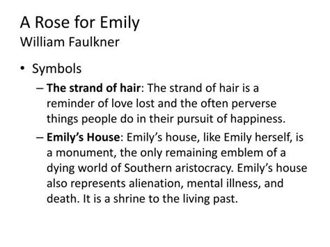 😀 Faulkner a rose for emily. Faulkner's Chronology. 2019-02-15