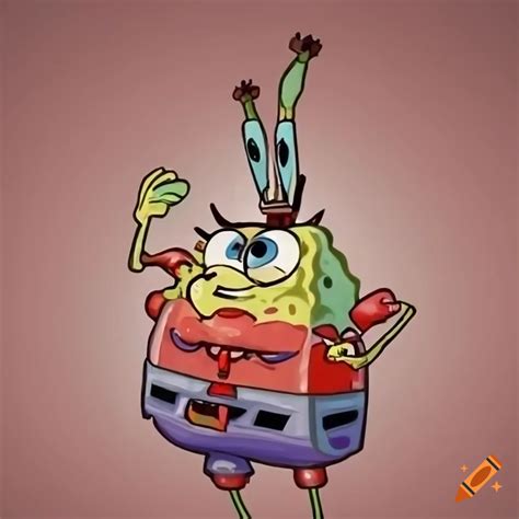 Cartoon meme of spongebob and mr. krabs celebrating birthday on Craiyon