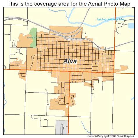 Aerial Photography Map of Alva, OK Oklahoma