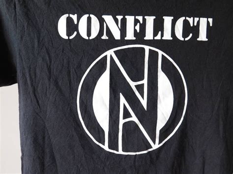 Conflict Band T Shirt Conflict Punk T Shirt S Size Punk Rock T | Etsy