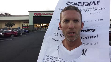 CVS Receipt Costume goes to CVS - YouTube