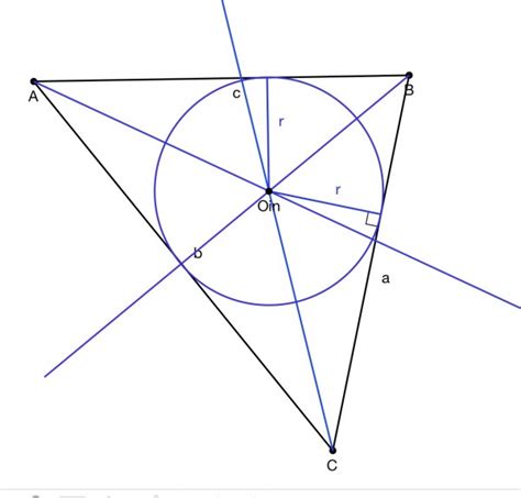 obtain formula for r (inradius) - Math Homework Answers