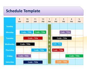 Schedule Template for PowerPoint