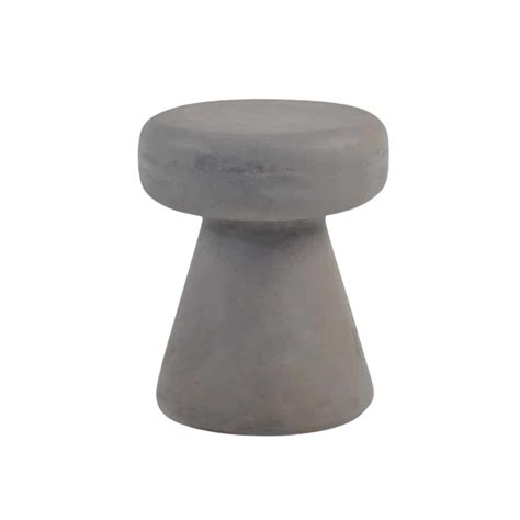 Raw Round Concrete Side Table or Stool | Design Warehouse