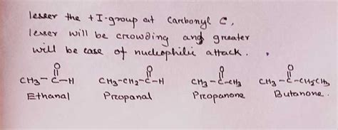 Arrange the following compounds in the increasing order of their reactivity towards nucleophilic ...