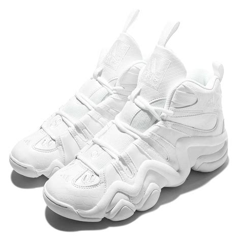 adidas Crazy 8 VIII Kobe Bryant KB8 Triple White Mens Basketball Shoes ...