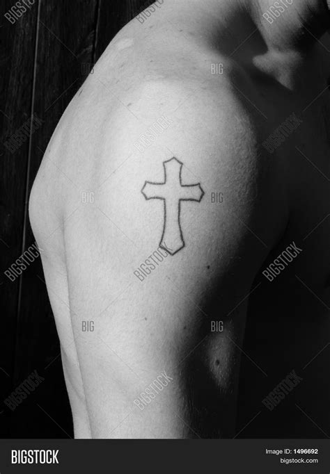 Religious Cross Tattoo Image & Photo (Free Trial) | Bigstock