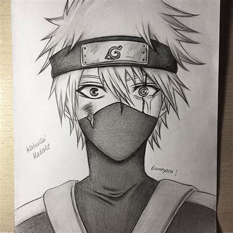 Finally had some time to draw something new Here's the effect of my today's work - Kakashi ...