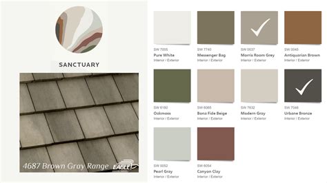 Roof Tile Paint Colors