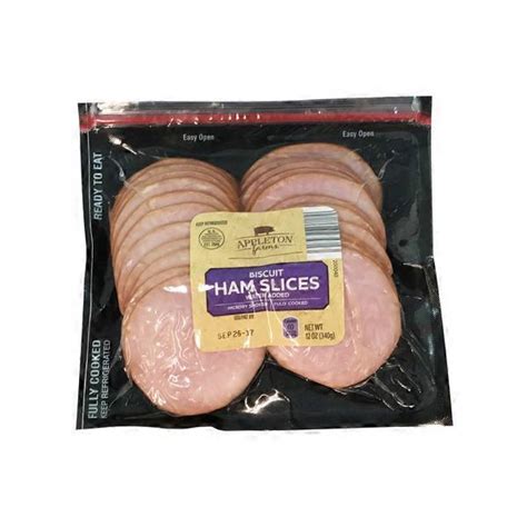 Appleton Farms Biscuit Ham Slices (12 oz) from ALDI - Instacart