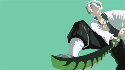 Demon Slayer Kimetsu no Yaiba Katana Kimetsu no Yaiba Minimalist Sanemi Shinazugawa HD Demon ...