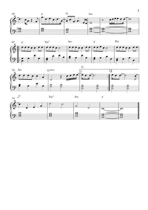 Free piano sheet music: Love Me Like You Do - Ellie Goulding.pdf Y ou're the only thing I wanna ...