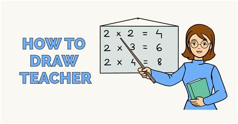 How to Draw a Teacher - Really Easy Drawing Tutorial