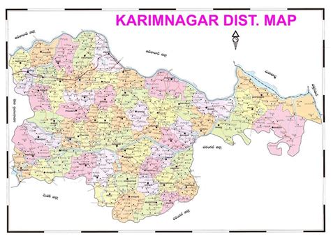 Image result for political map old karimnagar | Map, Political map ...