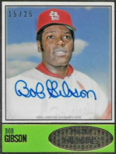 Bob Gibson Autographs and Memorabilia | Sports, Baseball