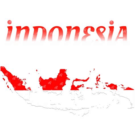 Indonesia Flag Map | P&P group