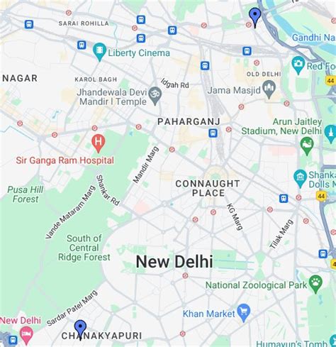 New Delhi - Google My Maps