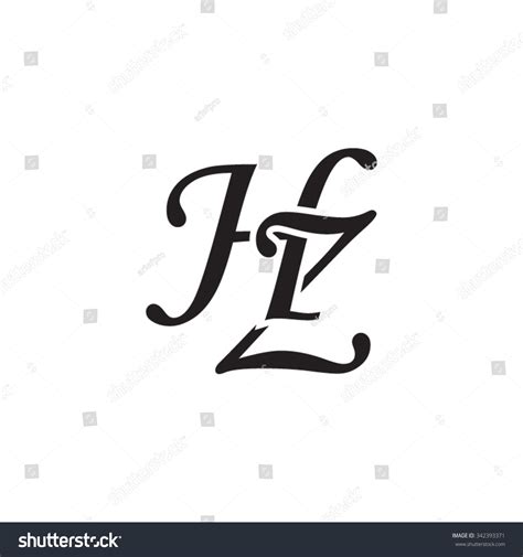 Hz Initial Monogram Logo Stock Vector 342393371 - Shutterstock