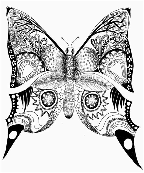 Gambar Coloring Pages Butterfly Free Printable Butterflies ...