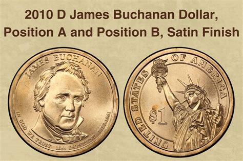 James Buchanan $1 Coin Value (Errors List, "D", "S" & "P" Mint Mark ...