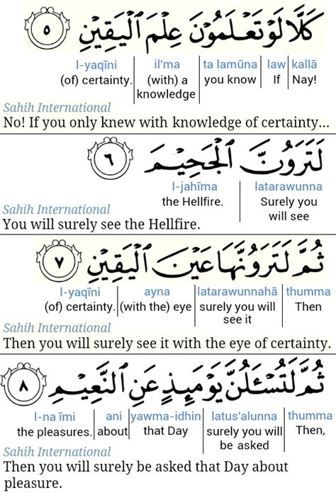 GRASP QURAN : Surah # 102 - At Takathur