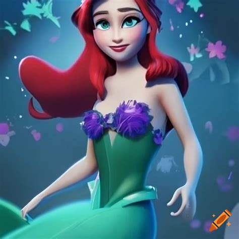 Movie poster for world war two movie featuring ariel in disney pixar ...