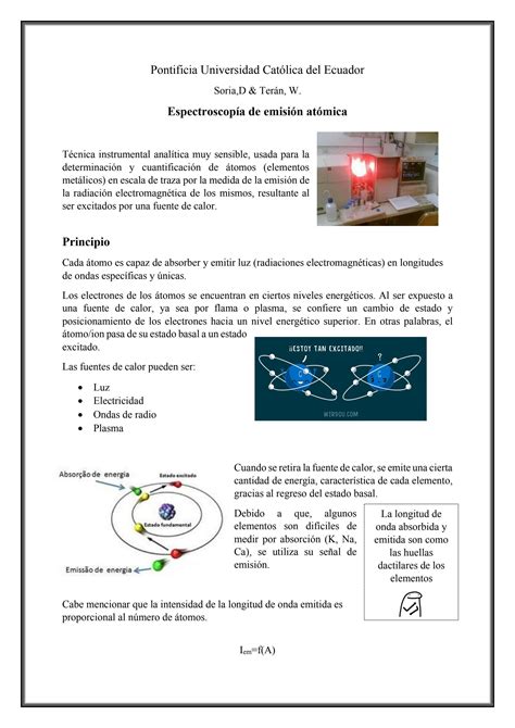 Espectroscopía de Emisión Atómica por Llama e ICP-AES by Daniel Soria ...