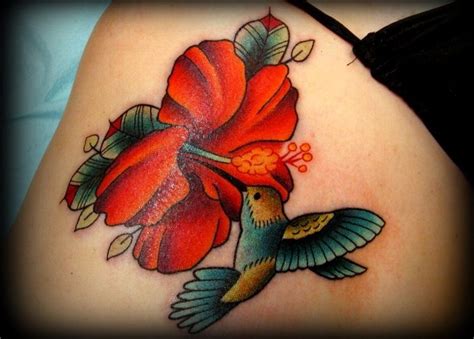 #hummingbird#hibiscus#flower#tattoo | My Tattooing Portfolio | Pinterest | Hibiscus flower ...