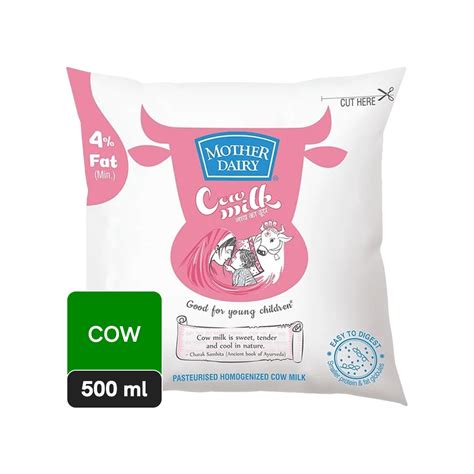 Mother Dairy Cow Fresh Milk Price - Buy Online at ₹28 in India