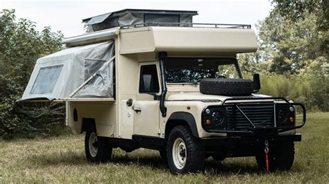 This Land Rover Defender Camper Conversion Will Bring Rugged and Retro ...