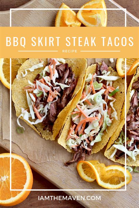 BBQ Skirt Steak Tacos | Recipes, Skirt steak tacos, Steak lunch