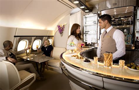 Emirates Swanky New A380 Bar (Pictures + Video) - Live and Let's Fly