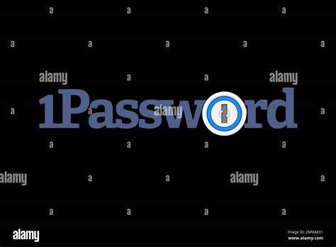 1Password, Black background, Logo, Brand name Stock Photo - Alamy