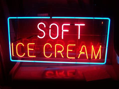 Vintage Neon Sign Soft Ice Cream Soda Fountain. - Etsy | Neon signs, Vintage neon signs, Soda ...