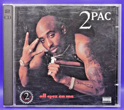RARE 2CD 1996 1ST US PRESS 2PAC All Eyez On Me Death Row Dr Dre California CD VG $39.99 - PicClick