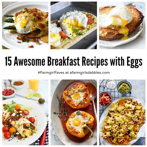 15 Awesome Breakfast Recipes with Eggs • a farmgirl's dabbles